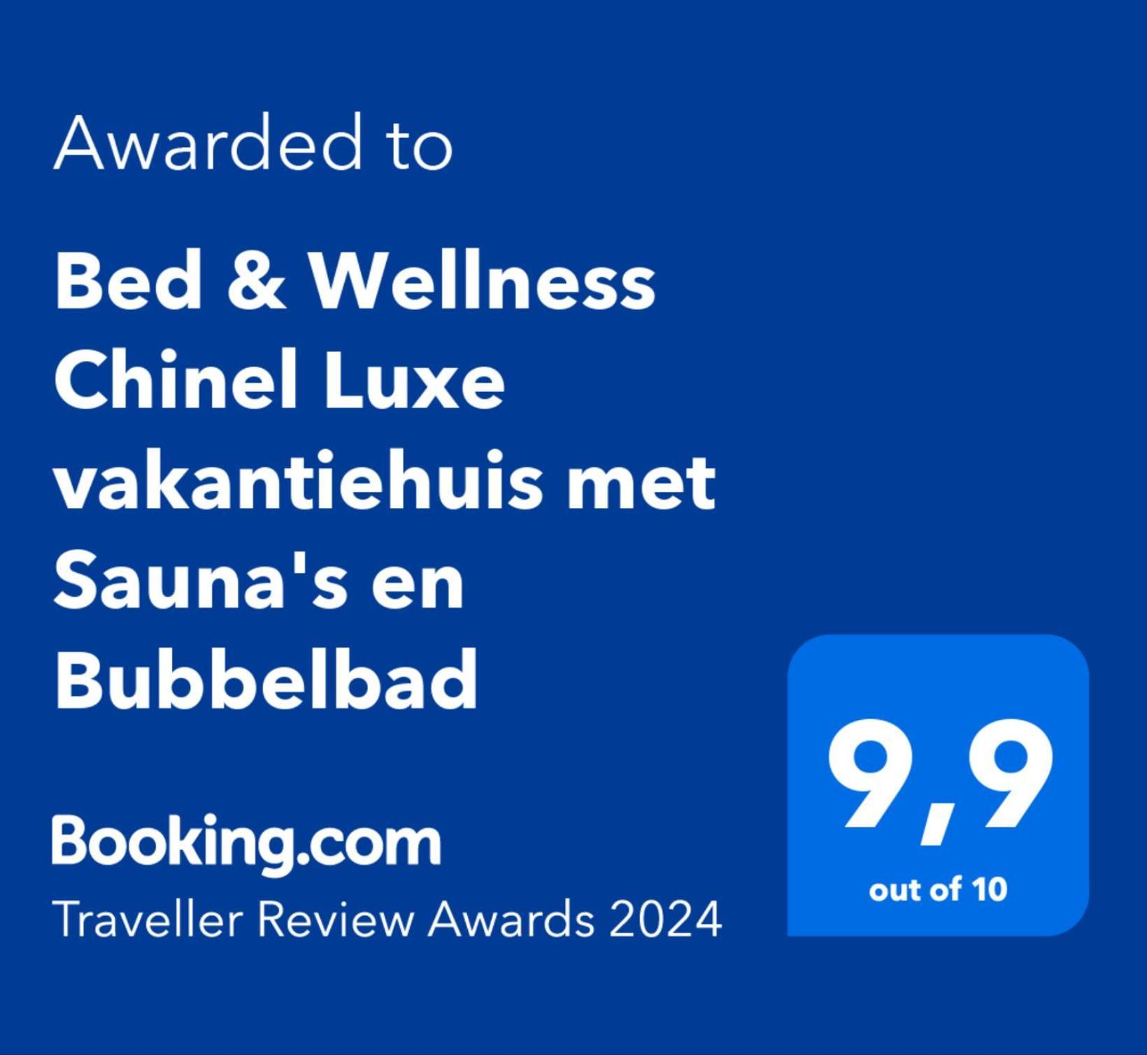 Bed & Wellness Chinel Luxe Vakantiehuis Met Sauna'S En Bubbelbad سينت انالاند المظهر الخارجي الصورة